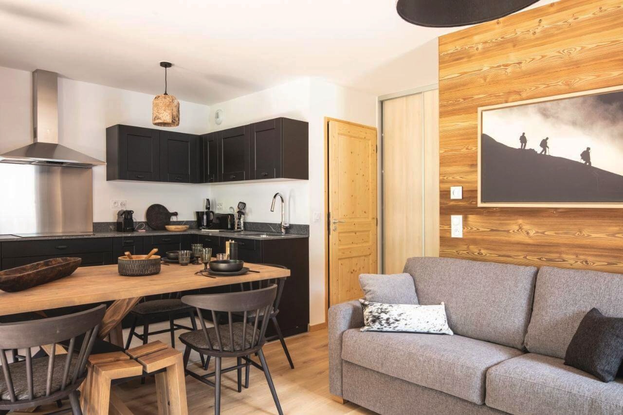 Open-plan Kitchen and Living Room