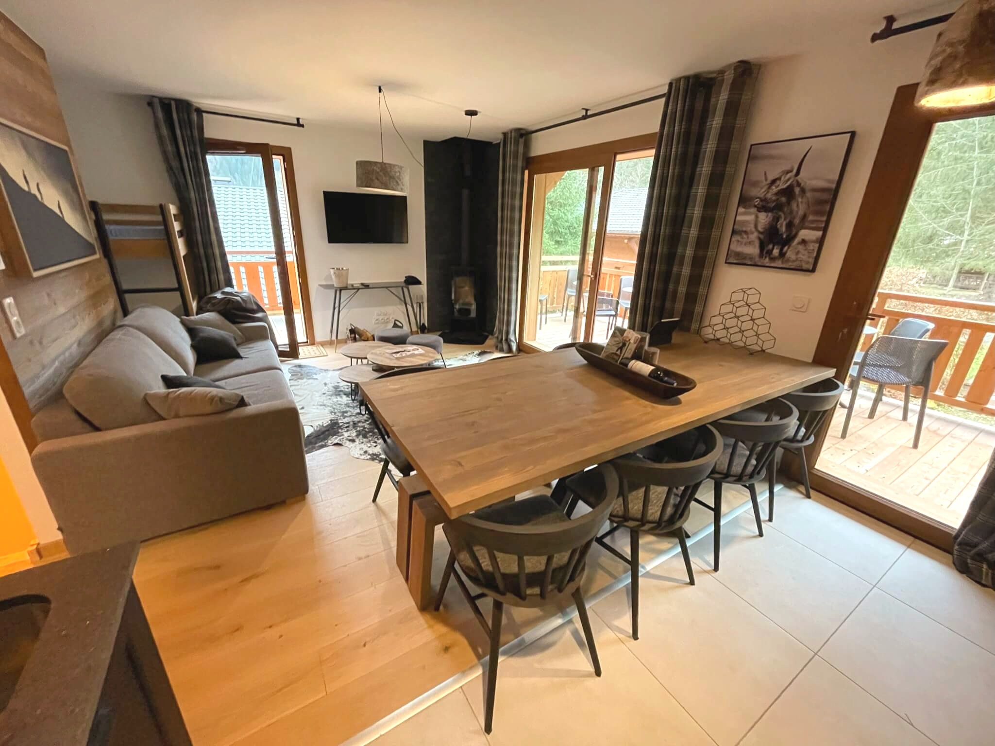 Open-plan Dining and Living room